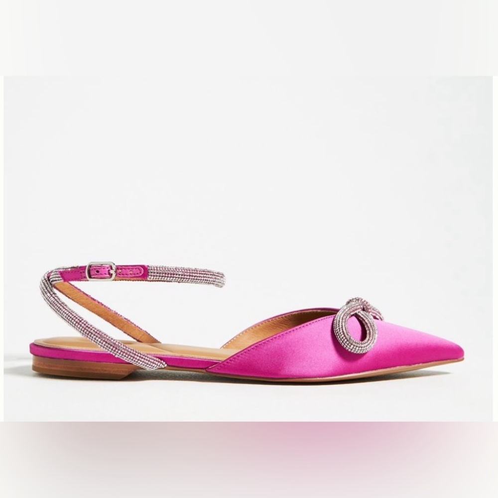 Bibi Lou Bow Flats from Anthropologie Size 7-7.5
